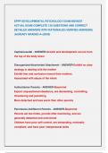EPPP DEVELOPMENTAL PSYCHOLOGY EXAM NEWEST  ACTUAL EXAM COMPLETE 120 QUESTIONS AND CORRECT  DETAILED ANSWERS WITH RATIONALES &lpar;VERIFIED ANSWERS&rpar;  &vert;ALREADY GRADED A&plus;&lpar;2025&rpar;