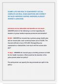 EXAMFX LIFE AND HEALTH EXAM NEWEST ACTUAL  COMPLETE 300 REAL EXAM QUESTIONS AND CORRECT  DETAILED ANSWERS &lpar;VERIFIED ANSWERS&rpar; &vert;ALREADY  GRADED A&plus;&lpar;2025&sol;2026&rpar;