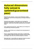 Autocad dimensions fully solved & updated&lpar;guaranteed pass&rpar;&period;