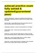 autocad practice exam fully solved & updated&lpar;guaranteed pass&rpar;&period;