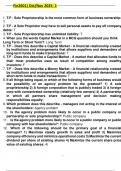 Fin2601   exam  with verified  questions and answers 2025 guaranteed pass