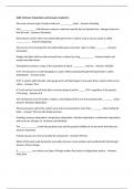 AHR-110 Exam 3 Questions and Answers Graded A&plus;