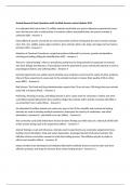 Animal Research Exam Questions with Verified Answers Latest Update 2025