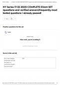 NY Series 17-52 2025&vert; COMPLETE EXAM SET &lpar;questions and verified answers&rpar;frequently most tested questions &vert; already passed&excl;