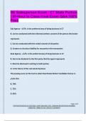 RE Salesperson Exam - CT State Portion  &vert; 60-Hour In Class Final Exam Q&A 100&percnt;  Pass