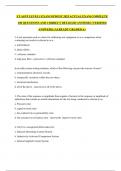 ET ASNT LEVEL I EXAM NEWEST 2025 ACTUAL EXAM COMPLETE 100 QUESTIONS AND CORRECT DETAILED ANSWERS &lpar;VERIFIED ANSWERS&rpar; &vert;ALREADY GRADED A&plus;