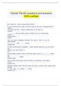 &Tab;Florida TSLAE questions and answers&Tab;  &Tab;&Tab;100&percnt; verified&period;&Tab; &Tab;    