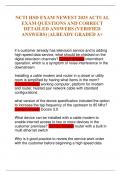 NCTI HSD EXAM NEWEST 2025 ACTUAL EXAM QUESTIONS AND CORRECT DETAILED ANSWERS &lpar;VERIFIED ANSWERS&rpar; &vert;ALREADY GRADED A&plus;