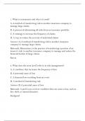 RMIN 4000 Exam 1 &lpar;Brown&rpar; with Proven Answers & Explanations