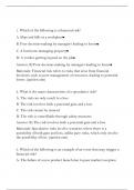 RMIN 4000 Exam 1 Brown &ndash; Verified Answers & Rationale