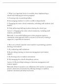 School Counselor Exam Prep&colon; Verified Answers and Rationale &lpar;Probatio&rpar;