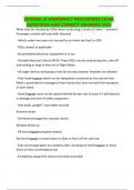 NORMAL & EMERGENCY PROCEDURES EXAM QUESTIONS AND CORRECT ANSWERS 2025