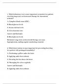 Orthopedic Nurse Certification Test Bank&colon; Verified Questions & Answers