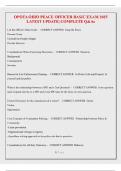 OPOTA OHIO PEACE OFFICER BASIC EXAM 2025 LATEST UPDATE COMPLETE Q&As