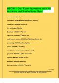 NBCMI EXAM PACKAGE DEAL QUESTIONS AND VERIFIED DETAILED ANSWERS &vert; 100&percnt; GUARANTEED PASS &vert; ALREADY GRADED A&plus;