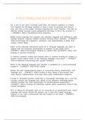 FTCE ENGLISH 5-9 STUDY GUIDE