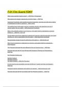 F-01 Fire Guard FDNY EXAM QUESTIONS WITH CORRECT ANSWERS 2025&sol;2026&lpar; A&plus; GRADED 100&percnt; VERIFIED&rpar;&period;