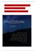 TEST BANK For Psychology Themes and Variations 4th Canadian Edition By WeitenChapters 1 - 16, Complete