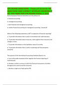 CPA BOARD QUESTIONS - Theory of Accounts 100 QUESTIONS AND CORRECT DETAILED ANSWERS&sol;&sol;&sol; ALL YOU NEED FOR CPA BOARD EXAM&sol;&period;&sol;&sol; 2025