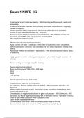 Exam 1 NUFD 153 QUESTIONS AND CORRECT DETAILED ANSWERS WITH RATIONALES 2025&sol;2026 &lpar;VERIFIED ANSWERS&rpar; &vert;ALREADY GRADED A&plus;