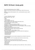 NUFD 153 Exam I study guide QUESTIONS AND CORRECT DETAILED ANSWERS WITH RATIONALES 2025&sol;2026 &lpar;VERIFIED ANSWERS&rpar; &vert;ALREADY GRADED A&plus;