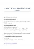Comm 226- MCQ With Actual Solution &lpar;2025&rpar;&excl;&excl;