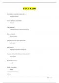 PTCB Exam