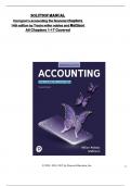 Solution manual  for Horngren&rsquo;s accounting the financial chapters  14th edition by Tracie miller nobles and Mattison  All Chapters 1-17 Covered