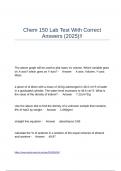 Chem 150 Lab Test With Correct Answers &lpar;2025&rpar;&excl;&excl;