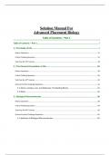 Solution Manual For Advanced Placement Biology