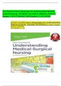 Test Bank for Davis Advantage for Understanding Medical-Surgical Nursing&comma; 7th Edition&comma; by Linda S&period; Williams&comma; Paula D&period; Hopper&period; &vert; 9781719644587 &vert;All Chapters &lpar;1-57&rpar; LATEST
