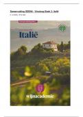 Boek 3 &vert; Vinoloog SDEN4 - Itali&euml;&vert; 2025 &vert; Complete leerstofsamenvatting