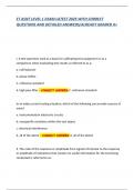ET ASNT LEVEL 1 EXAM LATEST 2025 WITH CORRECT  QUESTIONS AND DETAILED ANSWERS&sol;ALREADY GRADED A&plus;