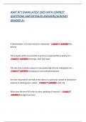 ASNT RT I EXAM LATEST 2025 WITH CORRECT  QUESTIONS AND DETAILED ANSWERS&sol;ALREADY  GRADED A&plus;