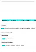 Louisiana landscape Horticulture state exam QUESTIONS & ANSWERS 2024 &lpar; A&plus; GRADED 100&percnt; VERIFIED&rpar;