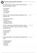 TPC 109&period;1 INDUSTRIAL SAFETY AND HEALTH FINAL NEWEST ACTUAL EXAM COMPLETE 100 QUESTIONS AND CORRECT ANSWERS &lpar;VERIFIED ANSWERS&rpar; &vert;ALREADY GRADED A&plus;