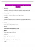 BIOCHEMISTRY EXAMS BUNDLE&vert;  QUESTIONS & 100&percnt; CORRECT SOLUTIONS-
