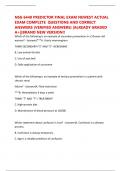 NSG 6440 PREDICTOR FINAL EXAM NEWEST ACTUAL EXAM COMPLETE  QUESTIONS AND CORRECT ANSWERS &lpar;VERIFIED ANSWERS&rpar; &vert;ALREADY GRADED A&plus;&vert;&vert;BRAND NEW VERSION&excl;&excl;