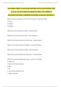 TACO BELL SHIFT LEAD EXAM AND PRACTICE EXAM NEWEST 2025 ACTUAL EXAM COMPLETE 200 QUESTIONS AND CORRECT DETAILED ANSWERS &lpar;VERIFIED ANSWERS&rpar; &vert;ALREADY GRADED A&plus;