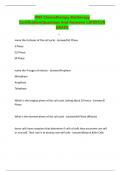 ONS Chemotherapy Biotherapy Certification&lpar;Questions And Answers&rpar; LATEST&sol;&sol;A GRADE