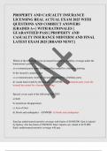 PROPERTY AND CASUALTY INSURANCE  LICENSING REAL ACTUAL EXAM 2025 WITH QUESTIONS AND CORRECT ANSWERS  &vert;GRADED A&plus; &vert; WITH RATIONALES &vert;  GUARANTEED PASS &vert; PROPERTY AND  CASUALTY INSURANCE MIDTERM AND FINAL  LATEST EXAM 2025 &lbrack;BRAND NEW&excl;&excl;&rsqb;