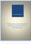 BSC2011 Exam 2 Learning Catalytic  Questions & Answers 2025 A&plus;  Guaranteed Pass&excl;&excl;
