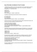 NLN PAX&sol;NEX SCIENCE STUDY EXAM