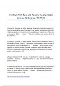 CHEM 202 Test -2 Study Guide With Actual Solution &lpar;2025&rpar;&excl;&excl;