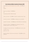 Voice Disorders Midterm Questions & Answers 2025