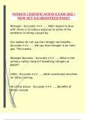 NITROX CERTIFICATION EXAM 2025 &vert;NEW SET &vert;GUARANTEED PASS&excl;&excl;