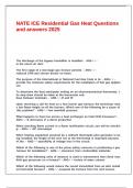 NATE ICE Residential Gas Heat Questions and answers 2025&period;