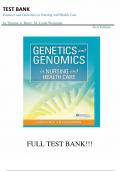 Test Bank For Genetics and Genomics in Nursing and Health Care 1st Edition By Theresa A&period; Beery&semi; M&period; Linda Workman &vert; All chapters &vert; questions and answers