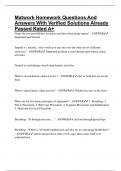 Matwork Homework Questions And Answers With Verified Solutions Already Passed Rated A&plus;