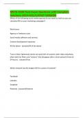 MKTG 4500 Final Exam Questions with Complete Solutions 2024-025&sol;&sol;LATEST VERSION